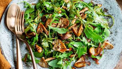 Salade tiède de shiitake