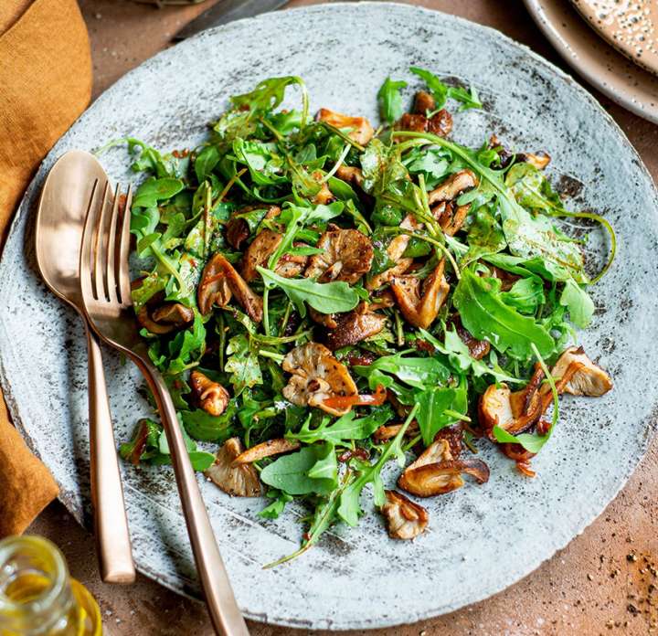 Salade tiède de shiitake