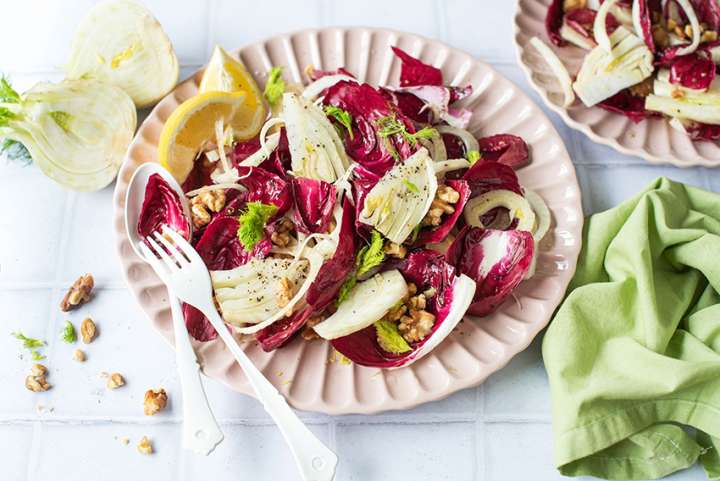 Salade de fenouil et radicchio