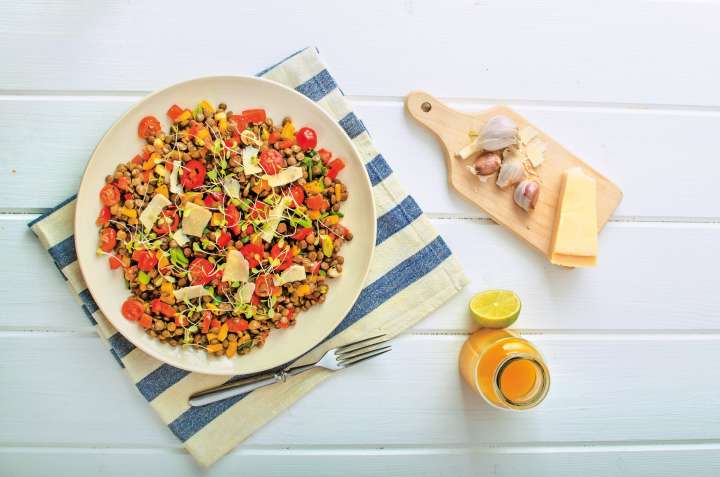 Salade de lentilles