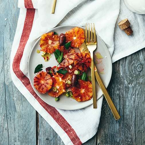 Salade d'oranges à la sicilienne