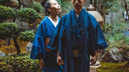 Couple de séniors japonais