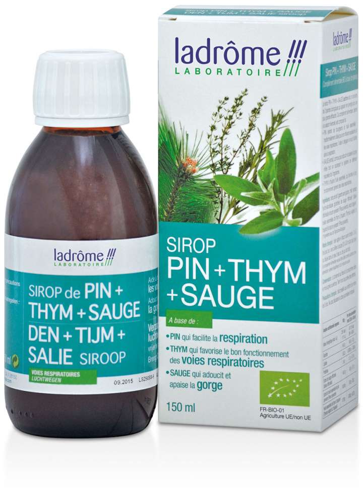 Sirop Pin + Thym, + Sauge