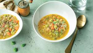 Soupe aux « gourganes »