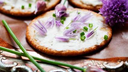 Tartinade à la ciboulette